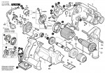 Bosch 0 603 338 863 Psb 600 Rpe Percussion Drill 230 V / Eu Spare Parts